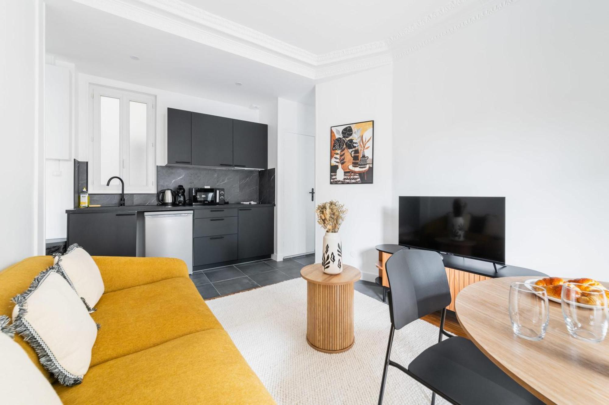 Appartement 2 Pieces Refait Neuf Centre - 19 - 4p - Flat-guest Paris